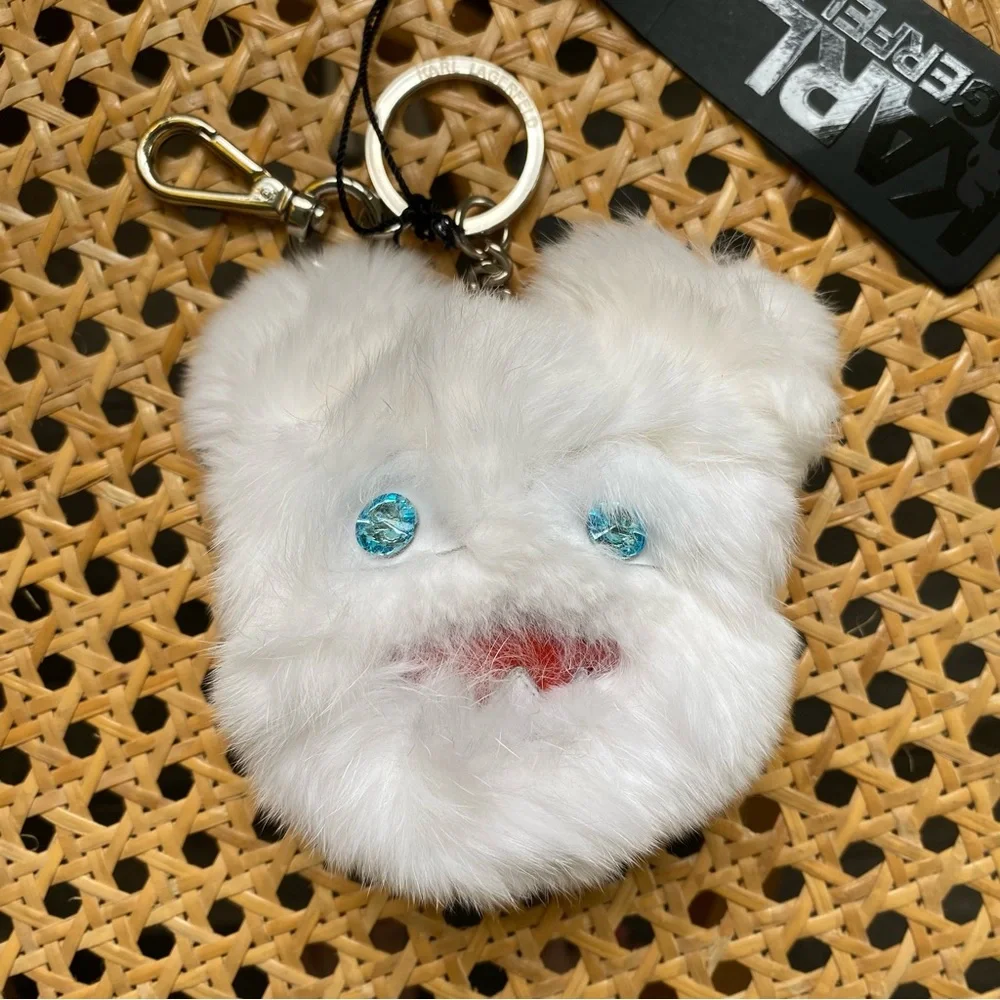 Karl Lagerfeld Choupette Collection Keychain White Plush